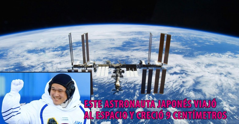 Este astronauta japonés viajó al espacio y creció 9 centímetros