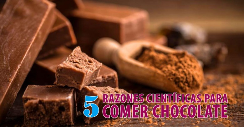 5 Razones científicas para comer chocolate