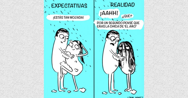 Las 9 Ilustraciones de “Expectativa vs Realidad” sobre relaciones de pareja