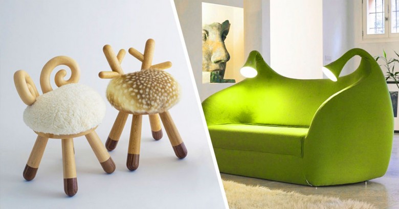 Mira estos divertidos muebles para alegrar cualquier ambiente