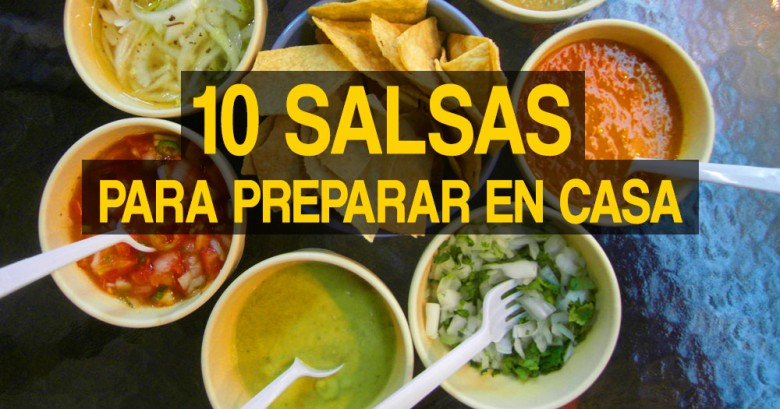 Te enseñamos a hacer 10 apetitosas salsas para tus platillos