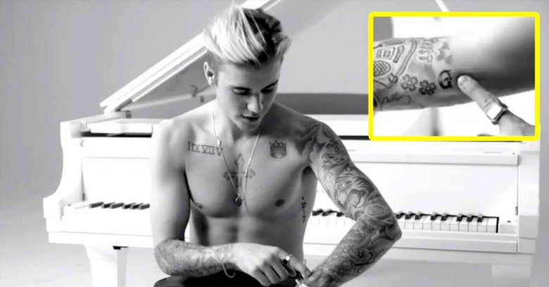 Justin Bieber contó la historia íntima de cada tatuaje que tiene en su cuerpo. Esa “G” es especial