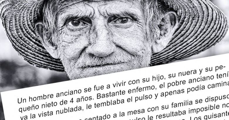 Estaba cansado de cuidar de su padre moribundo, pero entonces su propio hijo le dijo…