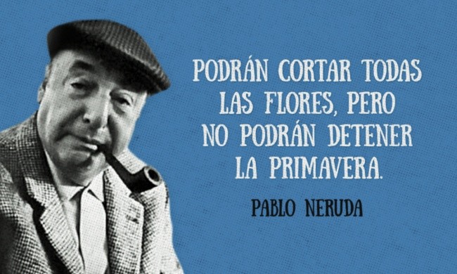 15 Versos y frases célebres de Pablo Neruda