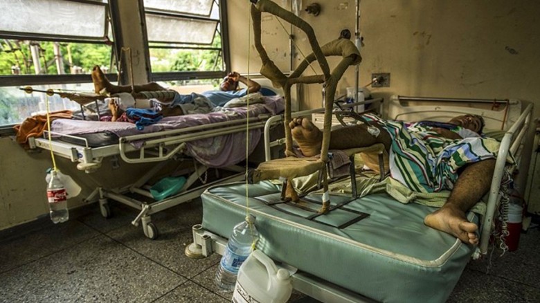 Estas devastadoras fotos revelan la crisis en Venezuela y como golpea duramente a los hospitales