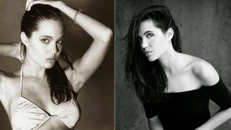 Mira estas fantásticas fotografias de Angelina Jolie cuando tenía solamente 15 años